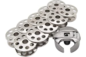 CKPSMS Marque -1pièce Boîtier de canette et 10pièces canettes #BC-DBM (1) -NBL 1PCS +18034 10PCS Compatible avec/Remplacement pour Brother Marque DB2-B740 JUKI Marque DU-141H YAMATA Marque 5318