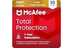 McAfee Total Protection 10-Devices 2026 | Amazon Exclusive|15-Months| Antivirus, VPN, Scam Protection, Identity Monitoring | 15-Months Subscription with Auto-Renewal | Digital download