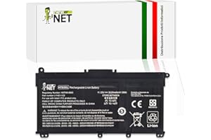 New Net Batteria HT03XL compatibile con Hp Pavilion 14-CD 14-CE 14-CF 14-CK 14-CM 14-DH 15-CS 15-CW 15-DA 15-DW, HP 240 G7, 245 G7, 250 G7, 255 G7 [11,4V 3620mAh REALI - CELLE GRADO A]