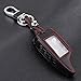Produktbild WHXHN Leder Alarm Remote Keychain Fall (für Scher Khan) Für Scher-Khan Magicar 5 6 M5 M6 Cover Holder