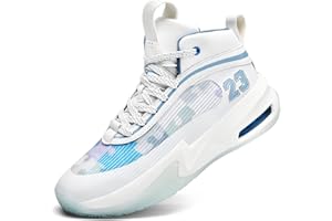 ASHION Kinder Sneaker Basketballschuhe Jungen Basketball Shuhe Mesh Sneaker Tennis Walking Schuhe