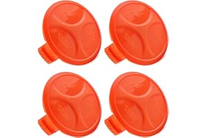 DONKIVVY 4 Pz Strimmer Spool Cap Bobina Copertura per Black & Decker STC1820PC STC1840 ST5530 STC1815 Erba Trimmer