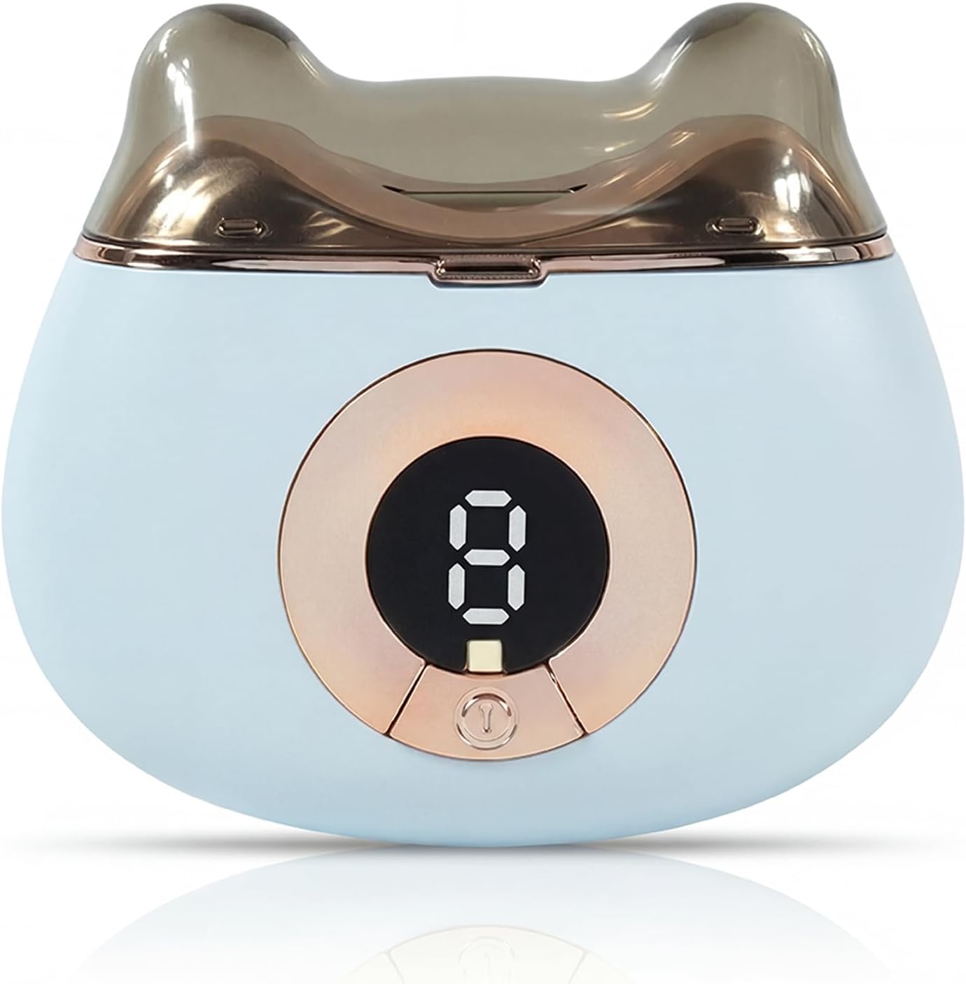 Kytpyi Cortauñas Electrico, Corta Uñas Electrico, Cortauñas Inteligente con 3 Velocidades Ajustable, Iluminación LED, Recargable Automático Corta Uñas para Adultos, Personas Mayores y Niños (Azul)