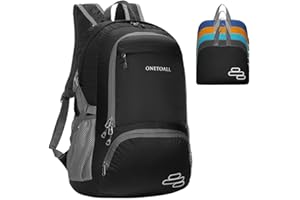ONETOALL Mochila Plegable 30L, Mochilas de Senderismo Ultraligera, Bolsa de Viaje para Hombres y Mujeres, Adecuada para Ciclismo, Excursión, Escalada y Deportes