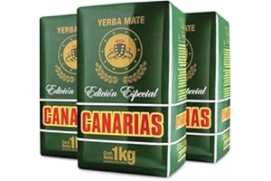 Qumir - Pack de Yerba Mate Canarias Edicion Especial 1Kg - 3 Units - Total 3 Kg de Yerba Mate