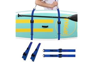 ZeYou - Correa de transporte para tabla de surf, Sup Paddleboard Carry Strap, correa de transporte ajustable, Kayak Surfboard Longboard Adjustable Carry Strap Shoulder Strap Paddle Board Accessories