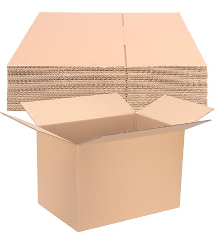 Carton Pliable 1200 X 600 X 600 Mm – Cannele C Robuste, Rainures 200/400 Mm, Idéal Expédition DHL, Marron Qualité Pro