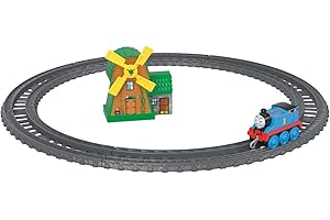 THOMAS & FRIENDS Thomas and Friends GFF09 Track Master Push Along Thomas and the Windmill Metal Train Engine Playset