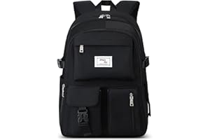 VARLIVOO Bambina Zaino Alunno Zaino Università Donna Zainetto 15,6" Laptop Adolescenti Zaino Donna Borse Viaggio Scuola Campeggio Impermeabile Poliestere