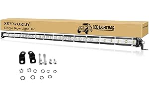 ‎SKYWORLD SKYWORLD 32 Zoll 80CM 150W Led Arbeitsscheinwerfer Bar 12V 24V Zusatzscheinwerfer Led Bar Offroad Scheinwerfer Wasserdicht Rückfahrscheinwerfer für 4x4 Auto Offroad SUV UTV ATV Traktor