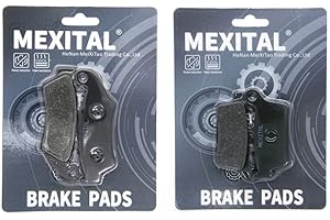 MEXITAL Pastiglie freno Anteriori + Posteriore per CR 125 R/CR 250 R/CR 500 R (95-01)/CRF 230 L/M (08-10)/SL 230 Free Landsports (97-01)/CRM 250 Active Radial (97-98)/NX4 Falcon (02-05)