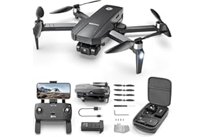‎HOLY STONE Holy Stone HS720R GPS Drohne mit 3 Axis Gimbal 4K EIS Kamera, 3KM große Reichweite 5G Übertragung, Bürstenloser Motor, Follow-Me, Auto Rückkehr, 26 Min. Flugzeit RC Quadcopter für Anfänger Erwachsene