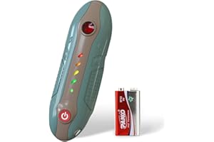 CHNADKS Medidor EMF, Detector de caza de fantasma de campo electromagnético portátil, Equipo paranormal de caza de fantasmas portátil, Probador de campo magnético 50Hz-3.5GHz