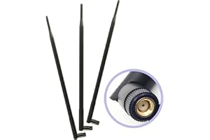 GP Electric 3 Wifi 9dBi Dual Band Omni Directional Antenna 2.4Ghz/5Ghz with RP-SMA Male Connector For Wireless Wi-Fi Router and Network Devices