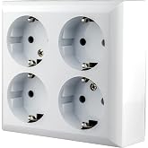Schucko socket, two-phase, three-phase or four-phase