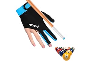 Niesel Predator Pool Gloves,Workout Gloves | Comfortable, Ultra Thin Durable, Slip Adjustable Durable 3 Finger Pool Table Gloves For Sports Adult Lovers