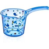 Babyjem Bebek Banyo Maşrapası Şeffaf Desenli Pembe Pembe 8681049224002