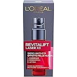L'Oréal Paris Siero Viso Revitalift Laser X3, Azione Antirughe Anti-Età con Acido Ialuronico e Pro-Xylane, 30 ml