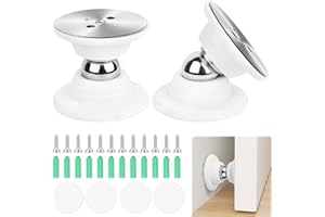 GUOSIYAO Door Holder Magnetic Door Lock Motorhome 2 Pieces Magnetic Door Holder Wall Magnet White Door Holder Motorhome Accessories Door Lock Caravan Door Holder for Caravan Motorhome Boat