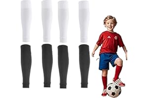 Nnicorns Tibias de Football Chaussette, Chaussettes de Protection de Football, chaussettes de football avec protège-tibias