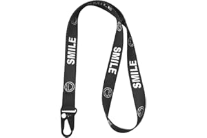 HEZEN Coole Lanyard für Schlüssel, Halsriemen Schlüsselbund für Frauen, Lanyard Logo für Männer, ID Lanyard (Design E)