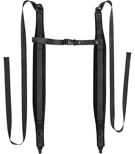 BQLZR 58.5x5x1 Cm Black Padded Bass Left-handed Straps Leather Belts
