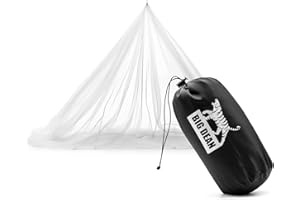 BigDean Moskitonetz für unterwegs & zu Hause – effektiver Insektenschutz für Camping & Reisen – umweltfreundlicher Schutz – M