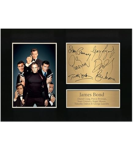 Legends Never Die James Bond Sean Connery Framed
