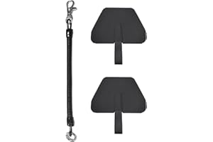 MAXQUU Cadena para teléfono móvil con 2 insertos, PVC, negro, 27,4 cm, 27,4 cm, Cloruro de polivinilo