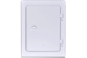FIREFIX 2093/W Kamintür 140x200 mm I Verzinkte Revisionsklappe aus Stahl für den Schornstein, weiss, pulverbeschichtet I Revisionstür zur Wartung des Kamins