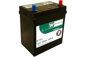 W-PARTS BATTERIA AUTO 40 Ah - 360 A EN spunto - con Positivo a Destra - Poli Piccoli - 35ah - 38ah