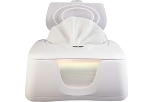 GOGO PURE Baby Wipes Warmer and Dispenser, Advanced Features with 4 Bright Auto Off LED Ample Lights for Easy Nighttime Changes, Dual Heat for Baby's Comfort, Improved Design and Only Available at Amazon