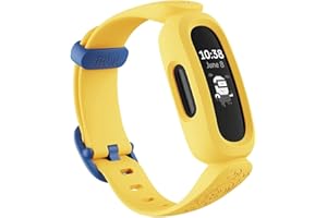 Fitbit Ace 3 pulsera de actividad para niños de +6 años con divertidos formatos de reloj animados, Resistente al agua hasta 50 m y hasta 8 días de batería