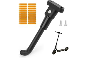 E-Scooter-parkeringsställ, elektrisk skoter-sparkställsbyte, sparkställspedalställ, aluminiumlegering skoter-sidställ med monteringsskruvar, lämplig för Xiaomi M365/1S/PRO, 5,5x14,5 cm