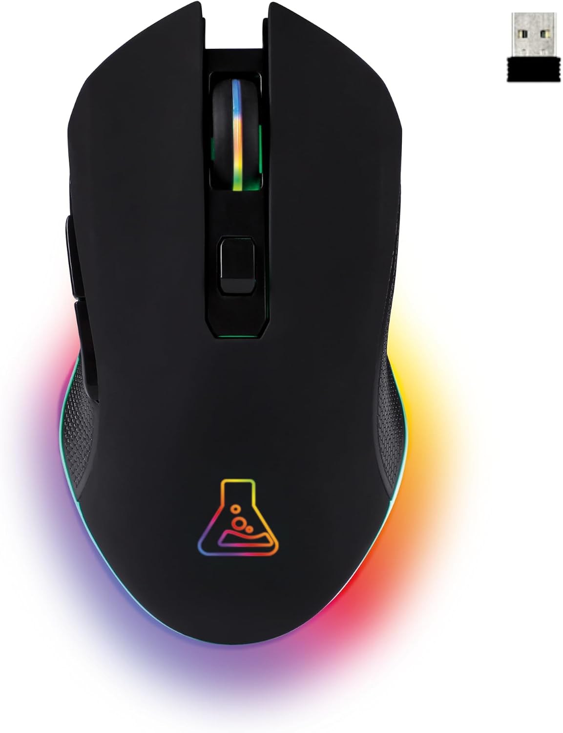The G-Lab Kult Helium WL - Souris Gamer Sans Fil 6400 DPI RGB | Connexion Sans Fil, 6400 DPI, RGB 7 Couleurs, Rechargeable, Compatible PC/PS4/PS5/Xbox