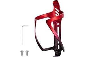 ROCKBROS Portabidón de Aluminio para Bicicleta, Soporte Botella de Agua Ligero, Portabidones para Bicicleta Carretera MTB BMX