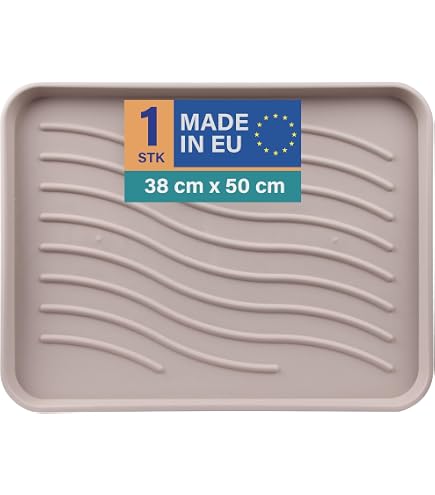 IKEA Baggmuck 2-er Set Schuhwannen in dunkelgrau - Polypropylen - 71x35x3cm