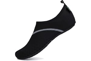 SAGUARO Homme Femme Chaussures d'eau de Sport Eté Aquatique Séchage Rapide Plage Surf Yoga Chaussons de Nager Aqua Water Shoes