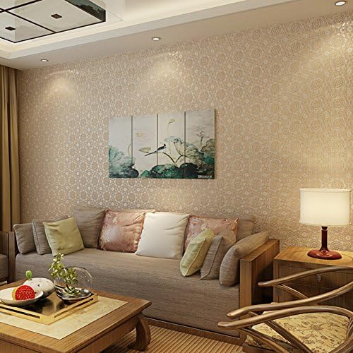 Chinese non-woven wallpapers Green wallpaper Chinoiserie wallpaper-A