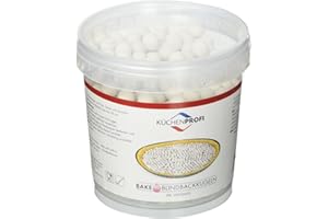 KÜCHENPROFI Bolas de cerámica para hornear ciegas, 850 g, para hornear tartas, quiches, hasta 30 cm de diámetro