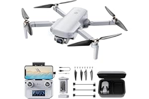 Holy Stone HS360E GPS Drone with 4K EIS Camera, 6KM Image Transmission, 1200W Sensor, 30 Mins Flight Time, Foldable RC Quadcopter with Follow Me, Auto Return, 249g Lightweight Camera Drone for Adults