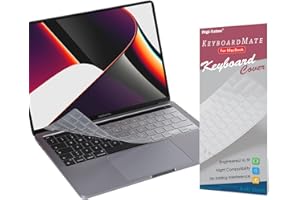 Digi-Tatoo Ultra Dünn Tastaturschutz Kompatibel für 2022 New M2 chip MacBook Pro 13 and 2020/2019 Pro 13 Zoll A2338 A2289 A2251(EU/German-Layout),Transparent,TPU