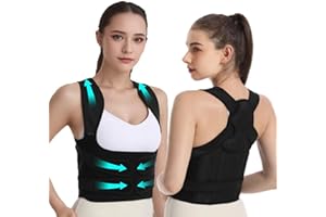 ABERE Rücken Geradehalter Haltungskorrektur Rücken Damen, Rückenstützgürtel für Herren,Back Posture Corrector, Atmungsaktive und Verstellbare Gerade Haltungstrainer Schulter Rückenschmerzen Linderung