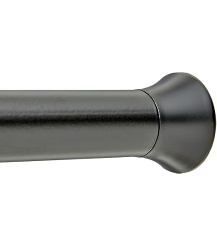 MEISENBERG - Tringle De Douche Extensible 260-310cm | Acier Inoxydable Sans Perçage - Gris