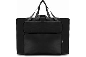 SJTJSPX Cartellina da disegno A2, impermeabile, A3, multifunzione, con maniglie, per pittura, per bambini, per artisti, facile da riporre, Nero , A2, Funzionale