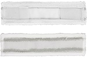 JRILUO Mikrofaser Wischbezüge Kompatibel mit Kärcher Fensterreiniger, 2 Stück Ersatz Moppbezug Fensterreiniger Ersatzteile Zubehör Hohe Reinigungsleistung für Fensterreinigung (WV1 WV2 WV5)