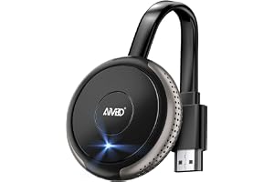 AIMIBO 4K Wireless Display Dongle – Äkta Plug & Play, 2,4 G & 5 G HDMI Wireless Dongle för i*OS/Android/Windows/Mac OS Phone