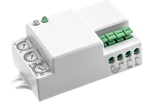 Huber Motion 50HF, detector de movimiento 360 °, Color blanco, instalación, rasante, bajo consumo,