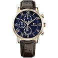Tommy Hilfiger Analogue Multifunction Quartz Watch for Men with Stainless Steel Bracelet or Leather Strap