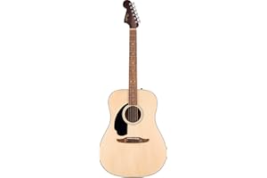 Chitarra acustica per mancini Fender California Standard Redondo™, tavola in abete, battipenna nero, naturale